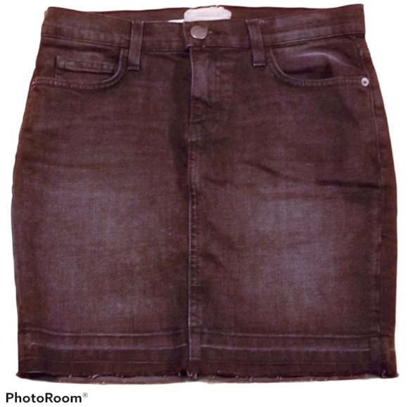Current/Elliott Dresses & Skirts - NWT Current/Elliott Black Denim Mini Skirt